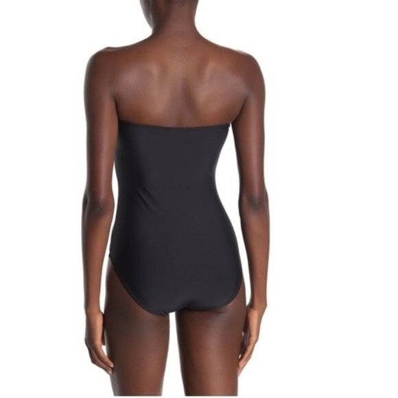 Athena Color Coded Print Strapless Swimsuit - Picture 2 of 5